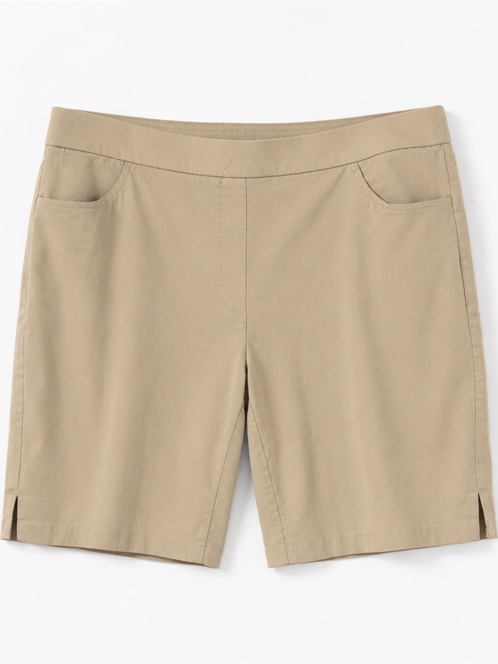 ⭐️3/$20 Alfred Dunner Khaki Pull-On Bermuda Shorts
